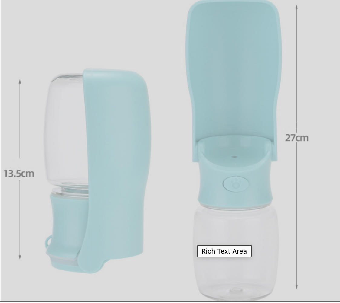 Dog Portable Water Bottle Foldable Pet Water Dispenser Pet Products
