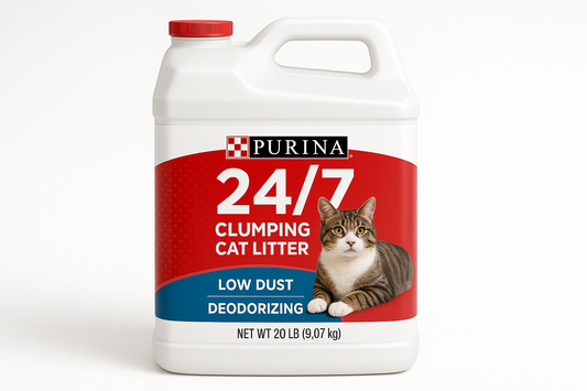 Purina  24/7 Clumping Cat Litter, Low Dust, Deodorizing, 20 Lb. Jug